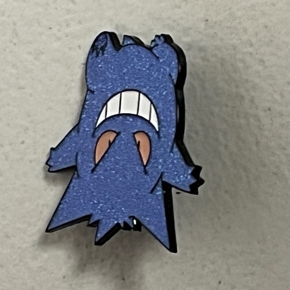 Pokemon Gengar Glitter Enamel Pin Hats Shiny Purple Hat Pins Streetwear - Picture 3 of 7